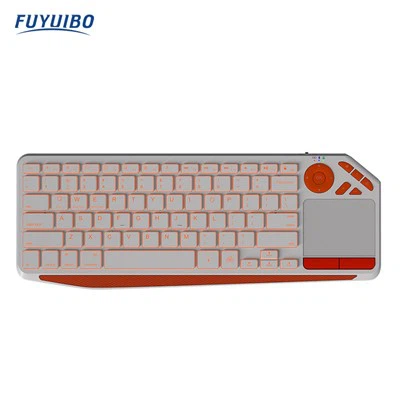 מקלדת Bluetooth עם תאורה אחורית עם משטח מגע